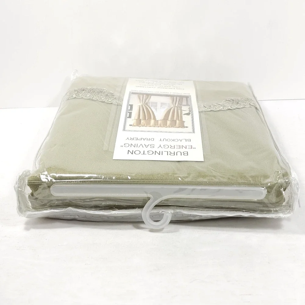 VTG Burlington Energy Saving Blackout‎ Drapery Panels 5 Piece Sage/Green 52